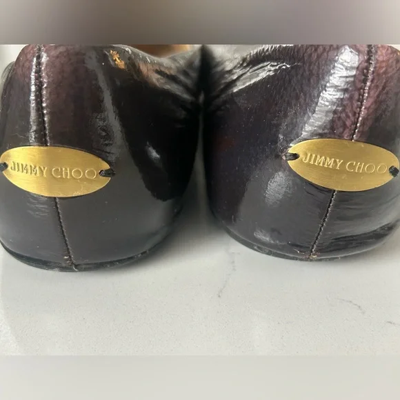 Jimmy Choo ballet flats purple size 39 - Picture 8 of 10